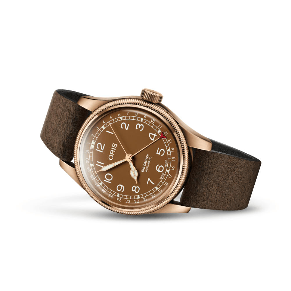 01 754 7741 3166-07 5 20 74BR BIG CROWN BRONZE POINTERDATE | ORIS / オリス